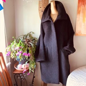 100% NWOT Baby Alpaca Chocolate Brown 🤎 Coat